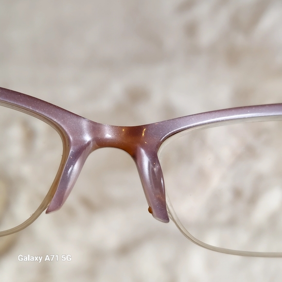 Kate Spade Frame Effie 0DV5 Light Tortoise on Lavender Half Rim Italy  5… - Picture 9 of 11